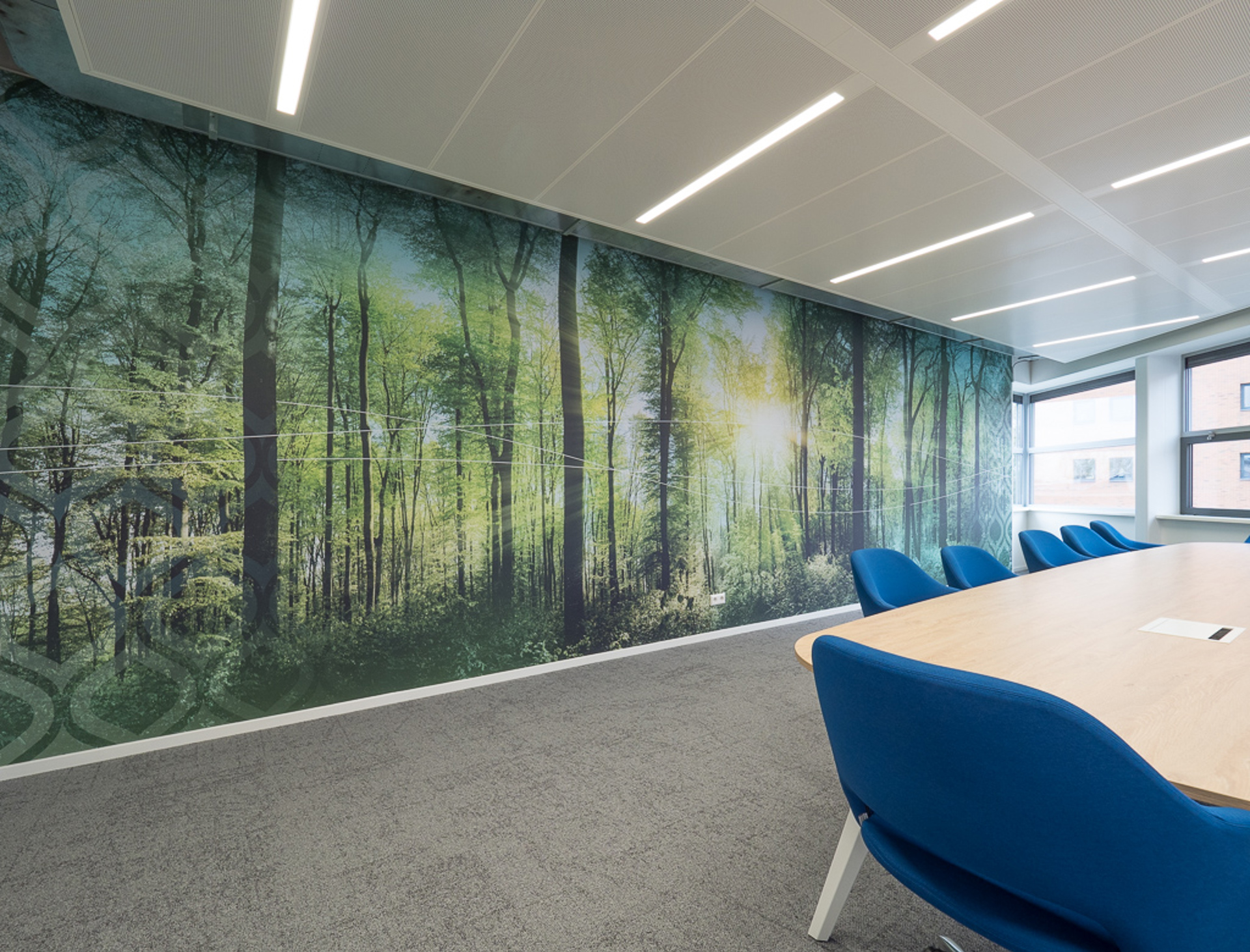 Kantoor inrichten met duurzame interieurmaterialen van JEU Interior Prints